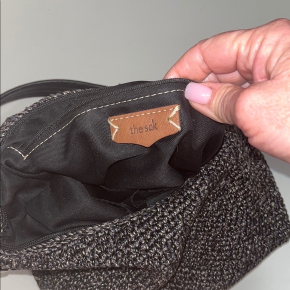 The Sak boho shoulder bag Black Textured one size / preowned adjustable - Picture 9 of 11